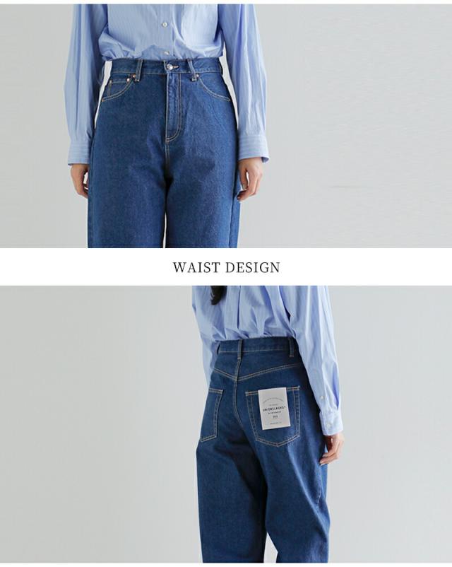 Traditional Weatherwear トラディショナルウェザーウェア カービーシルエット ユニオンスラック デニム パンツ “UNIONSLACKS 303D” l261cifpt0309ei-ej-yo レディース 2026ss新作 春夏 クーポン対象_7