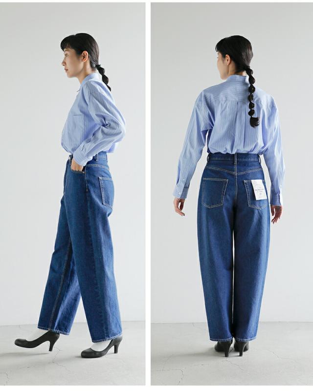 Traditional Weatherwear トラディショナルウェザーウェア カービーシルエット ユニオンスラック デニム パンツ “UNIONSLACKS 303D” l261cifpt0309ei-ej-yo レディース 2026ss新作 春夏 クーポン対象_11