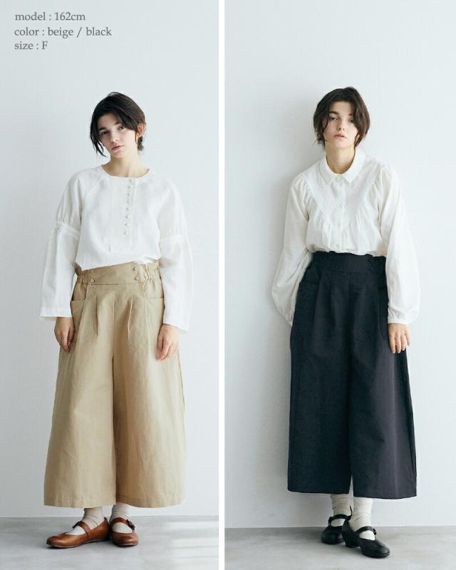 MAGALI マガリ ハイカウントコットンリネン コクーン パンツ pt66 レディース 2026ss新作 春夏 クーポン対象_4