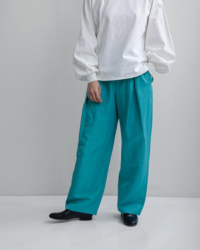 ...＆ DEAR アンドディアー オーバーラップ タック パンツ r-1695 レディース 2026ss新作 春夏 クーポン対象_12