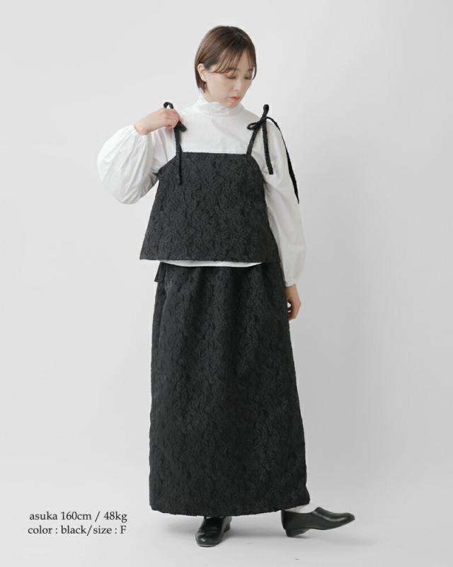 ROBE de PEAU ローブデポー 2way ジャガード リボン キャミソール “JACQUARD RIBBON CAMISOLE” r335 レディース2026ss新作 春夏_2