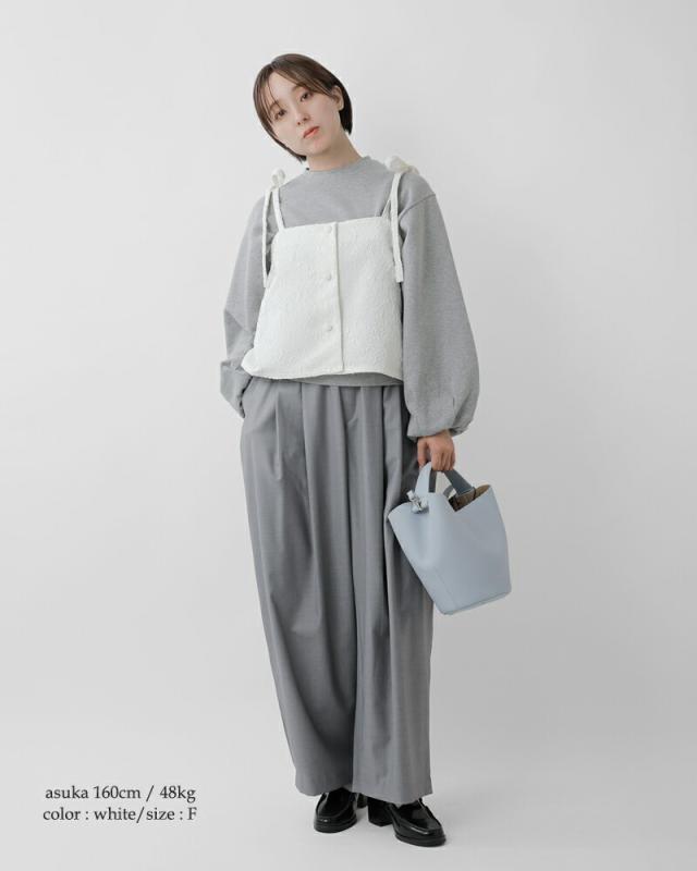 ROBE de PEAU ローブデポー 2way ジャガード リボン キャミソール “JACQUARD RIBBON CAMISOLE” r335 レディース2026ss新作 春夏_3