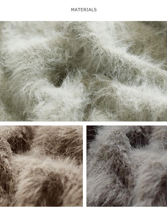 siro de labonte シロ デ ラボンテ シャギーニット ウェアリング