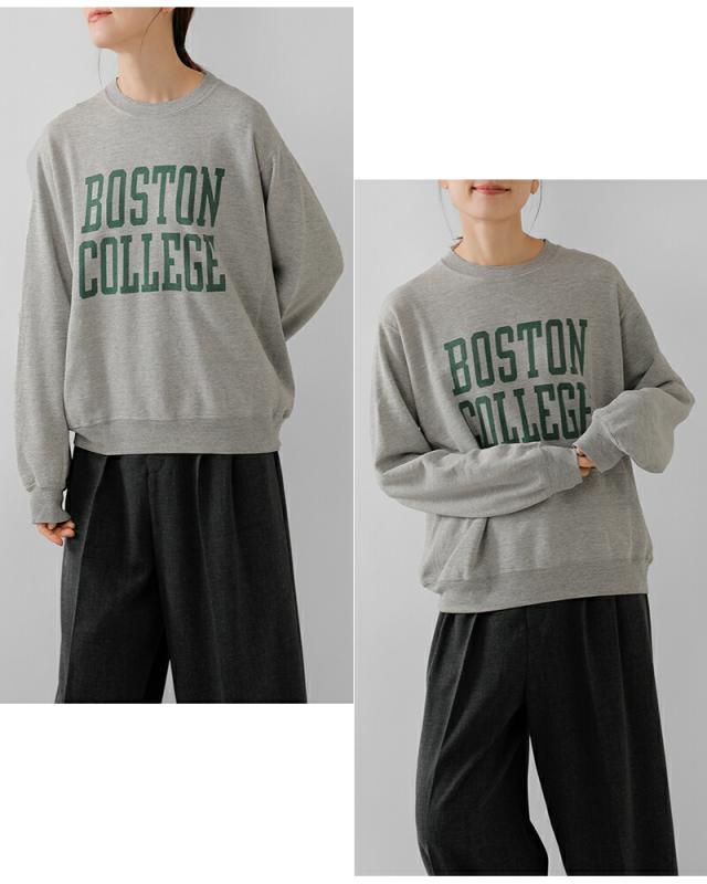 REMI RELIEF レミレリーフ コットン SP加工3飛び裏毛 クルーネック