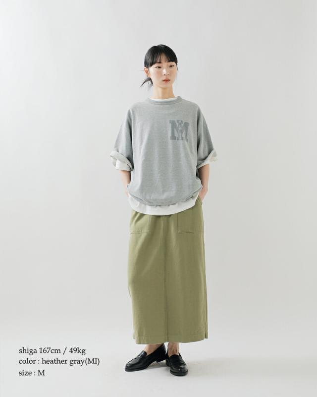 REMI RELIEF レミレリーフ SP加工裏毛 半袖 クルーネック プリント Tシャツ “MICHIGAN/MI” rn30389180-1 ユニセックス 2026ss新作 春夏 クーポン対象_3
