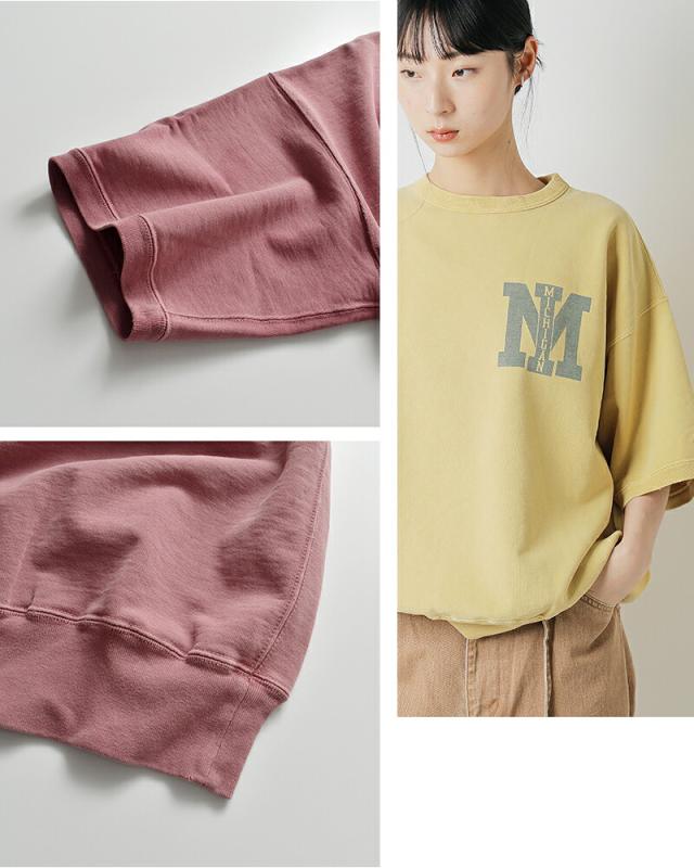 REMI RELIEF レミレリーフ SP加工裏毛 半袖 クルーネック プリント Tシャツ “MICHIGAN/MI” rn30389180-1 ユニセックス 2026ss新作 春夏 クーポン対象_12