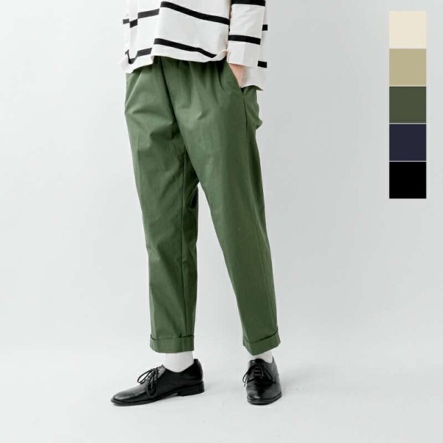 ニコルソンアンドニコルソン nicholson&nicholson コットン ギャバジン ダブルカフス テーパード パンツ robin-gaba パンツの通販は