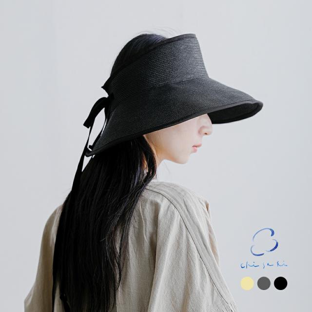 chisaki チサキ ペーパー リボン サンバイザー “Roman” roman 2026ss新作 春夏 レディース
