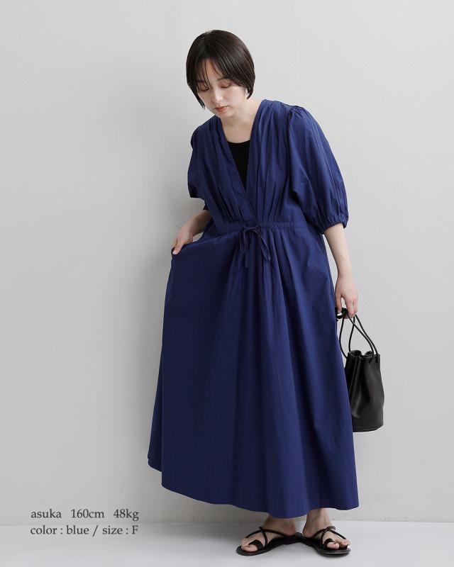 normment ノーメント コットンポプリン タック ドレス “COTTON POPLIN TUCK DRESS” s26s-1551 レディース 2026ss新作 春夏 クーポン対象_2