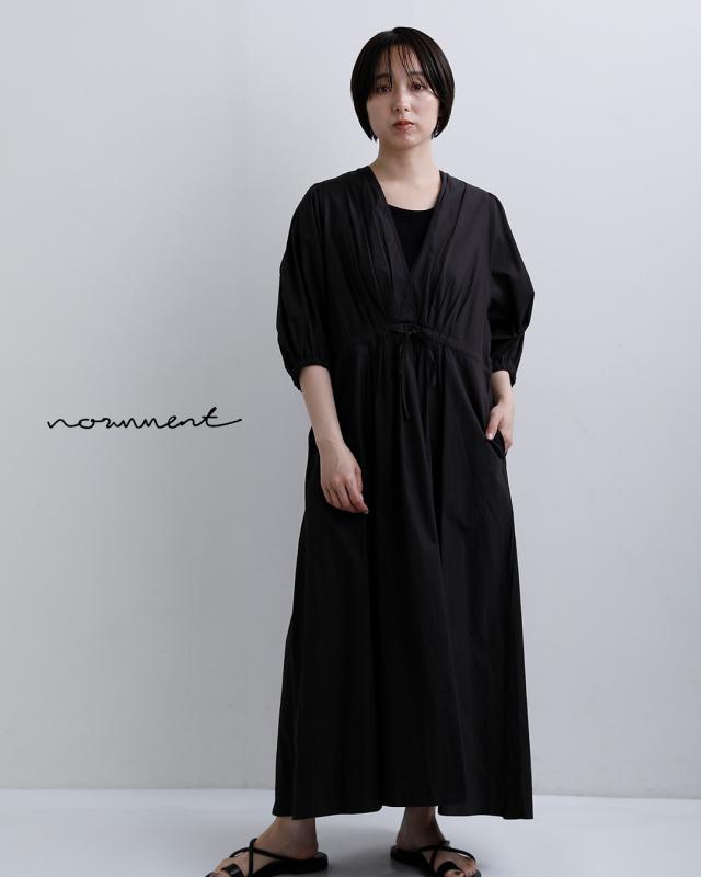 normment ノーメント コットンポプリン タック ドレス “COTTON POPLIN TUCK DRESS” s26s-1551 レディース 2026ss新作 春夏 クーポン対象_1