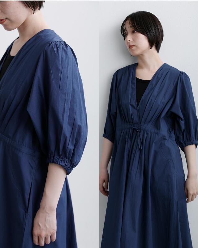 normment ノーメント コットンポプリン タック ドレス “COTTON POPLIN TUCK DRESS” s26s-1551 レディース 2026ss新作 春夏 クーポン対象_5