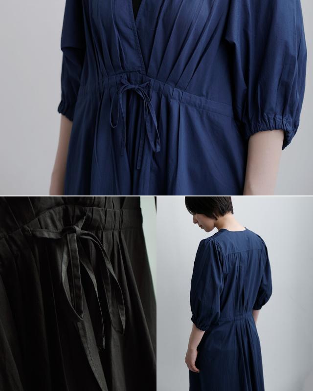 normment ノーメント コットンポプリン タック ドレス “COTTON POPLIN TUCK DRESS” s26s-1551 レディース 2026ss新作 春夏 クーポン対象_6