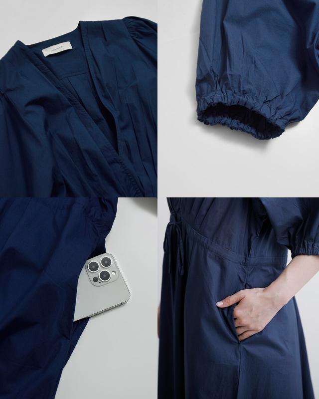 normment ノーメント コットンポプリン タック ドレス “COTTON POPLIN TUCK DRESS” s26s-1551 レディース 2026ss新作 春夏 クーポン対象_7