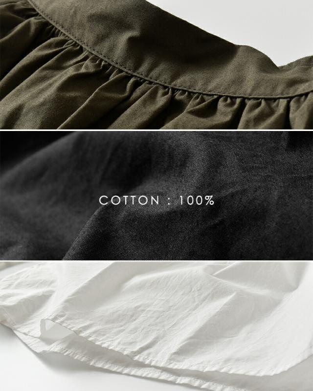 DIARIES ダイアリーズ コットンタイプライター ギャザー ブラウス