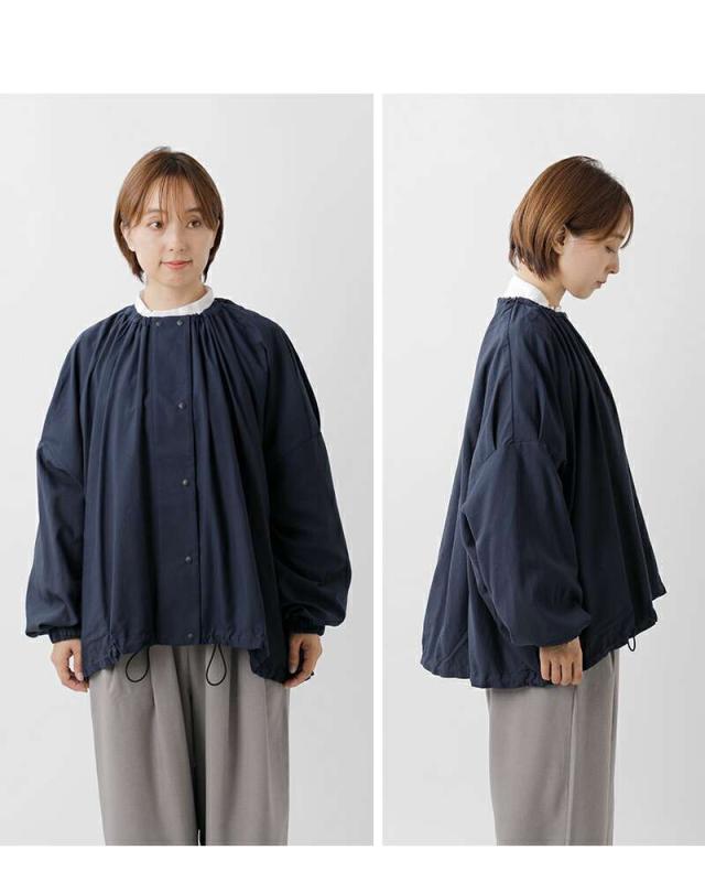 ルフ LUEUF  ギャザーネック ワイド ブルゾン sa370510 アウター  ☆☆ クーポン対象 ルフ LUEUF ギャザーネック ワイド ブルゾン sa370510 アウター