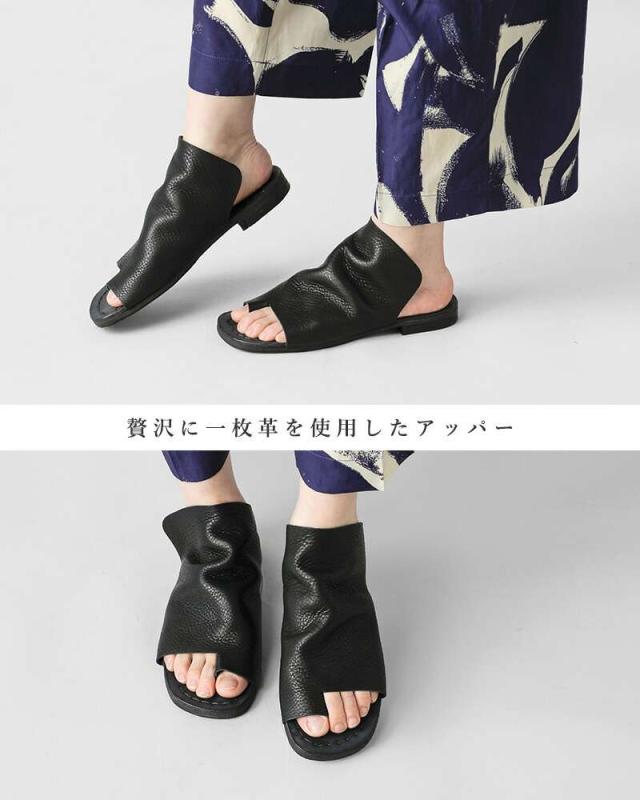 未使用 ポルタユ portaille レザーサンダル Portaille ポルタユ レザー