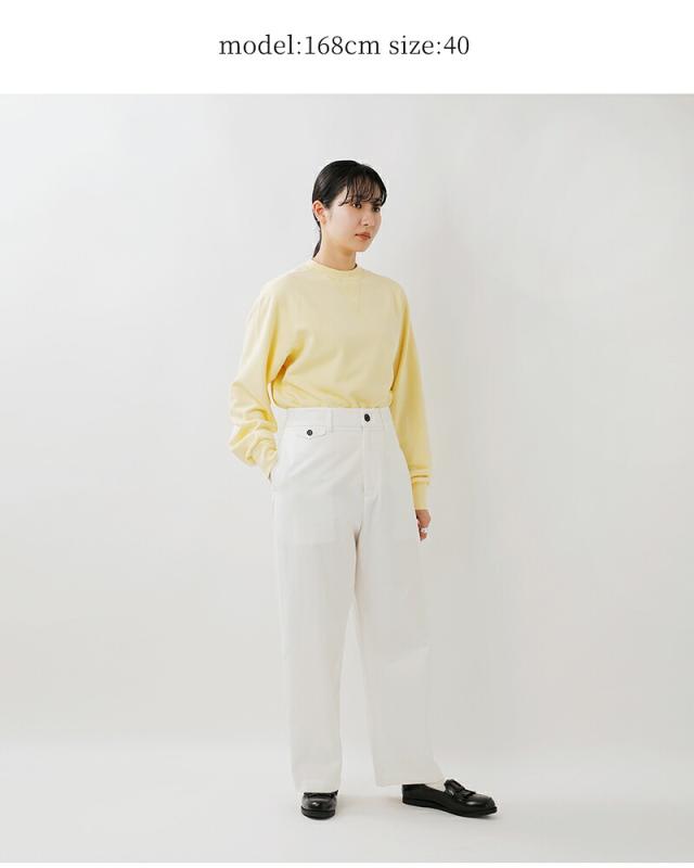 nicholson&nicholson ニコルソンアンドニコルソン コットン チノパンツ “SABLE” sable-chino レディース 2026ss新作 春夏 クーポン対象_10