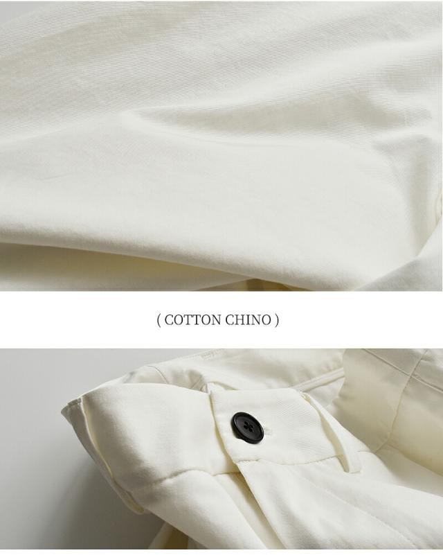 nicholson&nicholson ニコルソンアンドニコルソン コットン チノパンツ “SABLE” sable-chino レディース 2026ss新作 春夏 クーポン対象_12