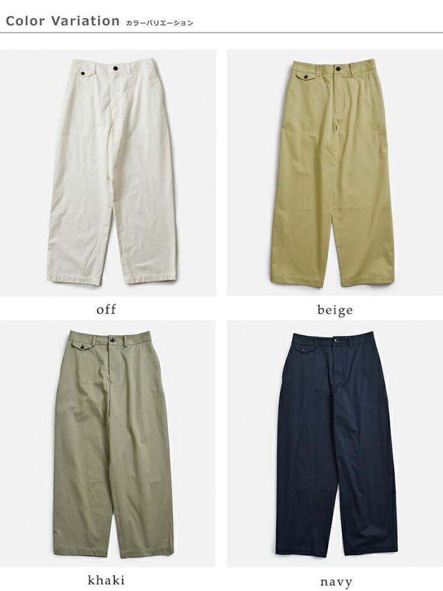 nicholson&nicholson ニコルソンアンドニコルソン コットン チノパンツ “SABLE” sable-chino レディース 2026ss新作 春夏 クーポン対象_13