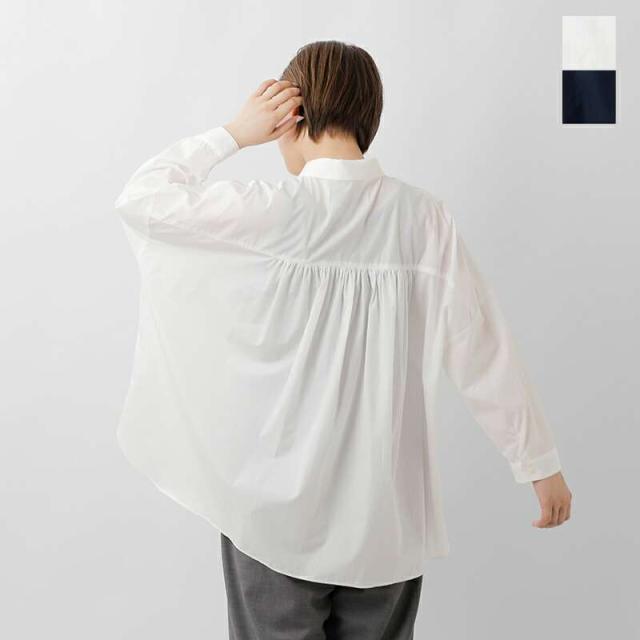 スタンプアンドダイアリー ブラウス STAMP AND DIARY  コットン スモールカラー バックギャザー ブラウス sd502aw41  クーポン対象