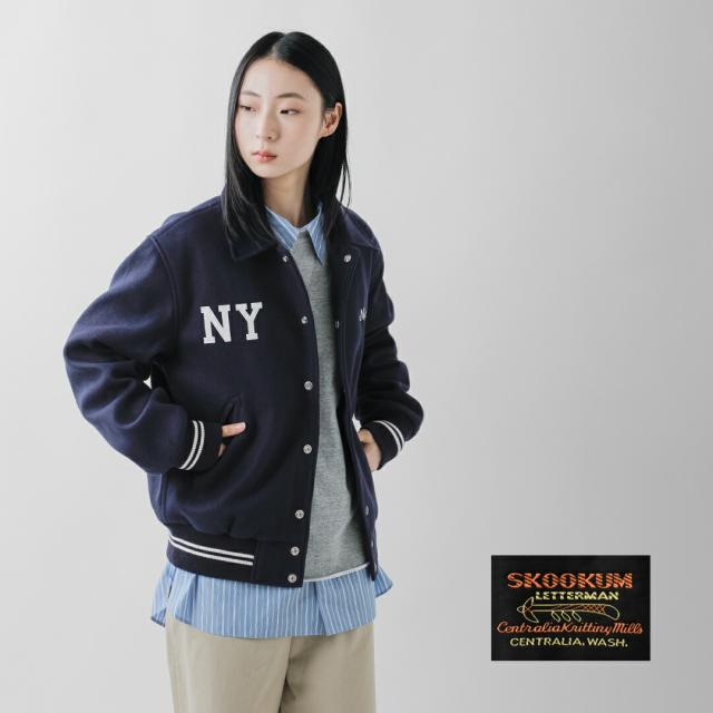 SKOOKUM スクーカム  スタジアムジャンパー ブルゾン sk25102 レディース 2025aw新作 ☆☆ クーポン対象