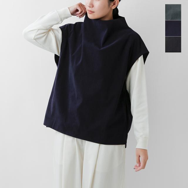 FIR MUM フィル マム  経編コーデュロイ ボトルネック ニット ベスト sn-fr1506tv-kr 2025aw新作 ユニセックス クーポン対象