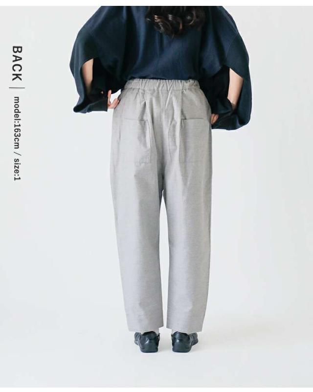 30%OFF スニュウ sneeuw コットン タック ドロー パンツ snw32-15