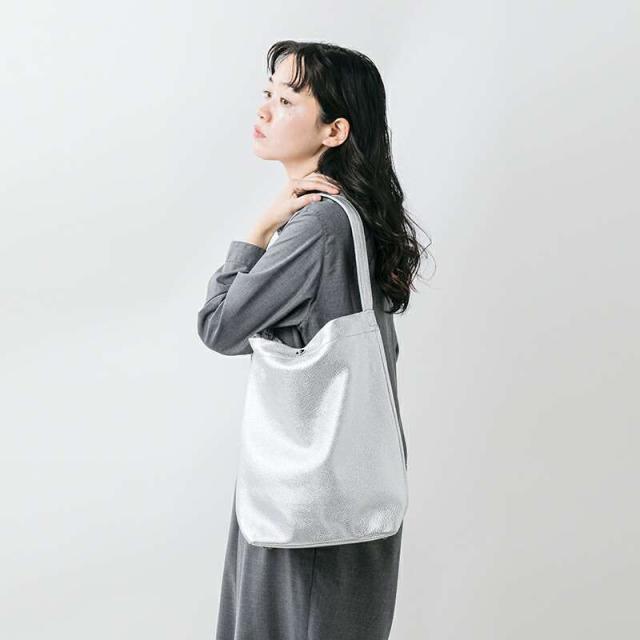 マリンデイ ショルダーバッグ MARINE DAY  カウレザー シルバー箔 ショルダーバッグ “SPECIAL HAUS” special-haus  クーポン対象