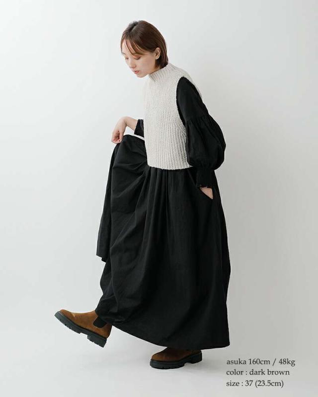 エネス サイドゴアブーツ靴 シューズ eness スエード サイドゴア