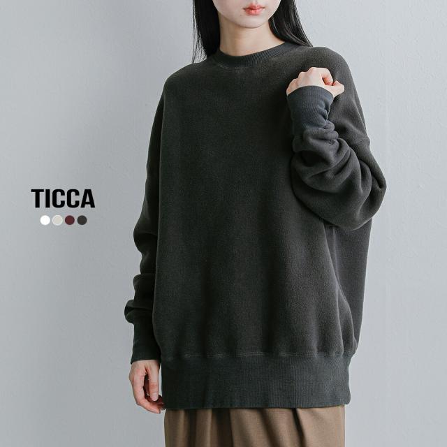 [2026aw新作]TICCA ティッカ コットン ダウニー 裏毛 プルオーバー UNI tbfa-292 ユニセックス 秋冬 17,325円