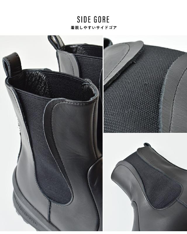 TRAVEL SHOES by chausser トラベルシューズバイショセ  レザー サイドゴア ブーツ tra-030-kr レディース_9