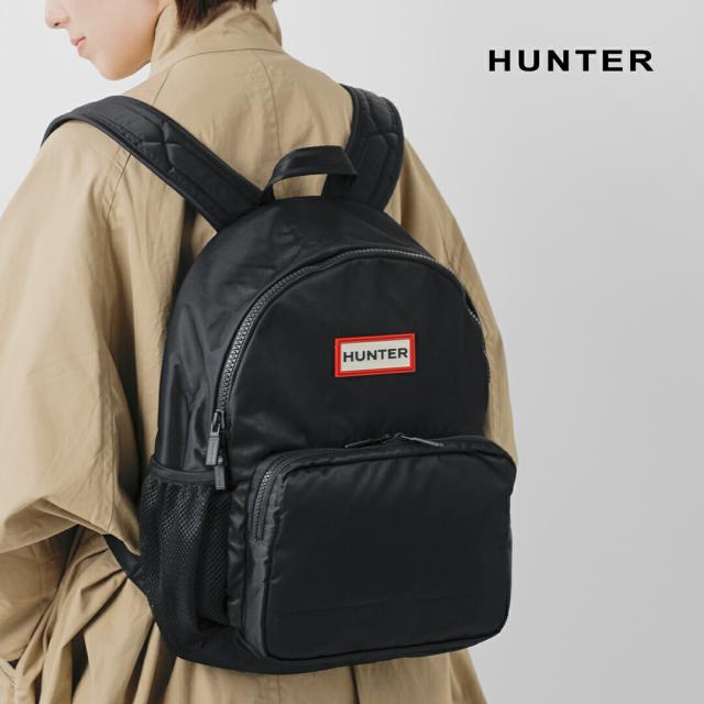 HUNTER ハンター  撥水 クラシック バックパック リュック  “NYLON CLASSIC BACKPACK” 14.4L  ubb3630kbm ユニセックス 2025aw新作 クーポン対象