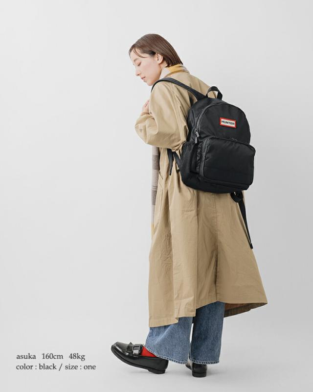 HUNTER ハンター  撥水 クラシック バックパック リュック  “NYLON CLASSIC BACKPACK” 14.4L  ubb3630kbm ユニセックス 2025aw新作 クーポン対象