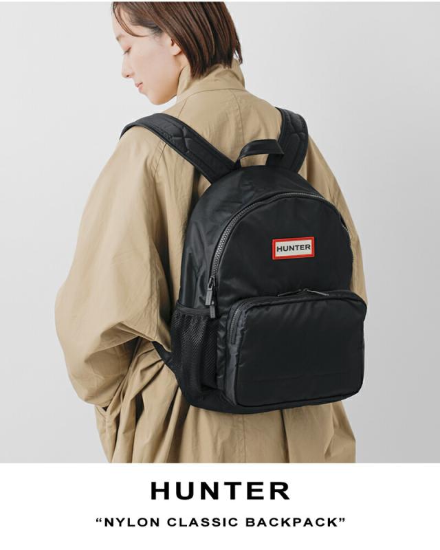 HUNTER ハンター  撥水 クラシック バックパック リュック  “NYLON CLASSIC BACKPACK” 14.4L  ubb3630kbm ユニセックス 2025aw新作 クーポン対象