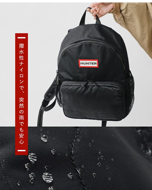 HUNTER ハンター  撥水 クラシック バックパック リュック  “NYLON CLASSIC BACKPACK” 14.4L  ubb3630kbm ユニセックス 2025aw新作 クーポン対象