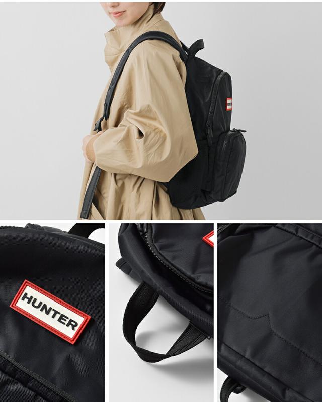 HUNTER ハンター  撥水 クラシック バックパック リュック  “NYLON CLASSIC BACKPACK” 14.4L  ubb3630kbm ユニセックス 2025aw新作 クーポン対象