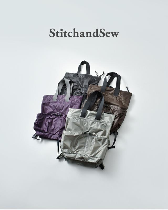 StitchandSew スティッチアンドソー 66ナイロン コーデュラ トート型バックパック リュック ult66 レディース  春夏_6