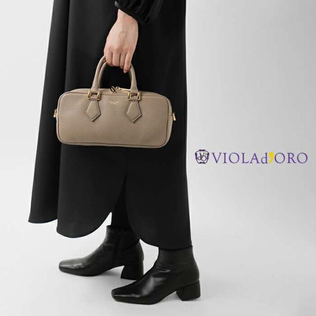 ヴィオラドーロ ショルダーバッグ VIOLAd’ORO  イタリアンレザー 2way ハンドバッグ “ADRIA” v-1598  ☆☆ クーポン対象