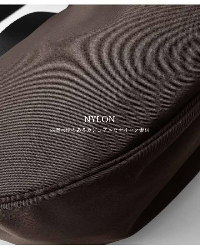 ヴィオラドーロ ウエストポーチ VIOLAd’ORO  レザーハンドル ナイロン ボディバッグ “BIANCA” v-2247  クーポン対象