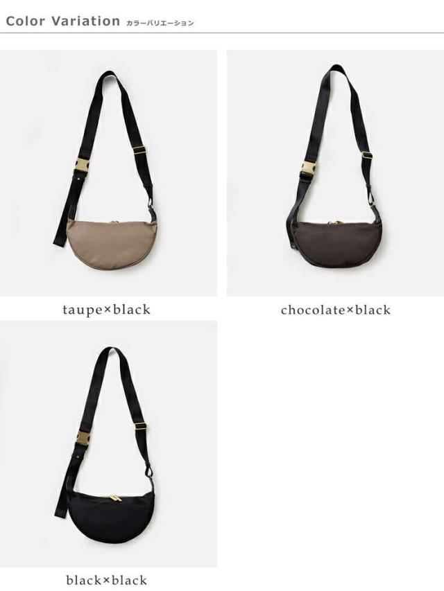 ヴィオラドーロ ウエストポーチ VIOLAd’ORO  レザーハンドル ナイロン ボディバッグ “BIANCA” v-2247  クーポン対象