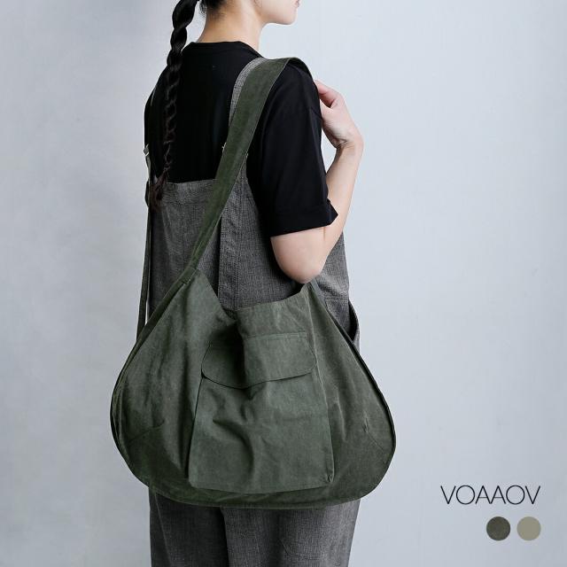 VOAAOV ヴォアーブ コットンナイロン ショルダーバッグ vodhb ユニセックス 2026ss新作 春夏 クーポン対象