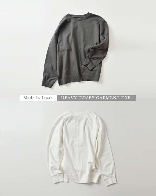 ヴォアーブ Tシャツ VOAAOV ヘビージャージー ガーメントダイ クルー