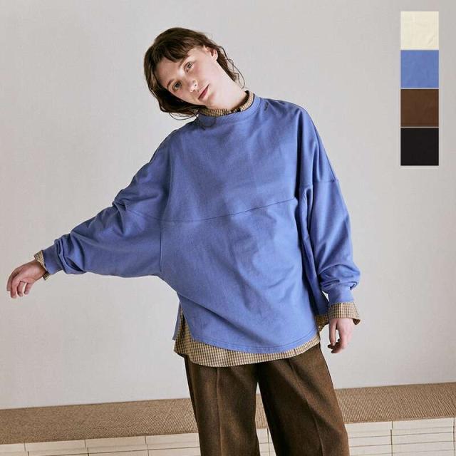 ホワイト スウェット プルオーバー whyto コットン 裏毛 ラウンド スイッチ スウェットシャツ “round switch sweat” wht25fcs4001 ☆☆ クーポン対象