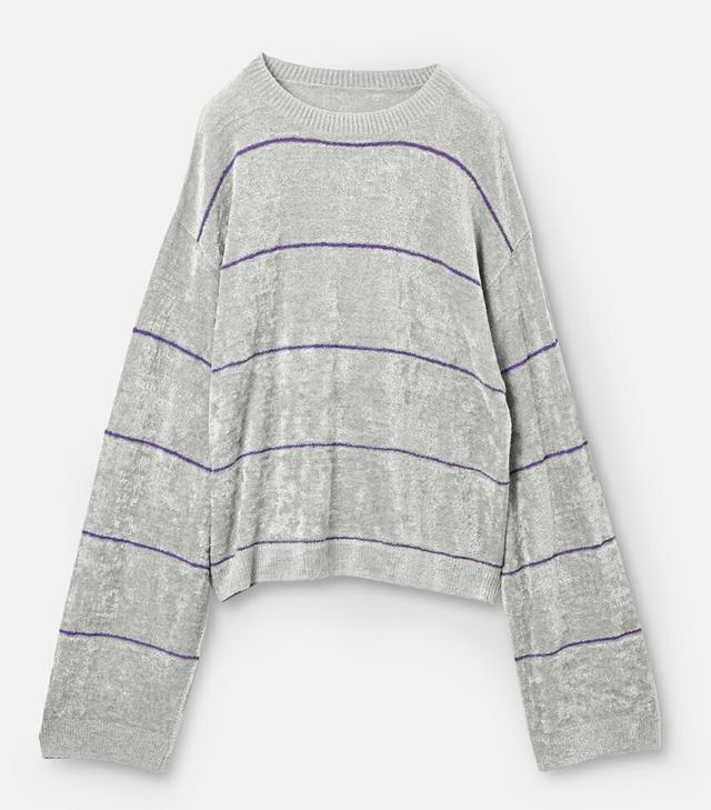 whyto ホワイト  ワイド ボーダー ニット プルオーバー “wide border knit” wht25fkn4034-mn 2025aw新作 レディース ☆☆ クーポン対象 20%OFF whyto ホワイト ワイド ボーダー ニット プルオーバー “wide