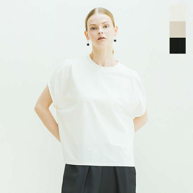 ホワイト Tシャツ whyto コットン ドロップ フレンチスリーブ Tシャツ “drop french sleeves tee” wht25hbl4071の通販は 6,653円