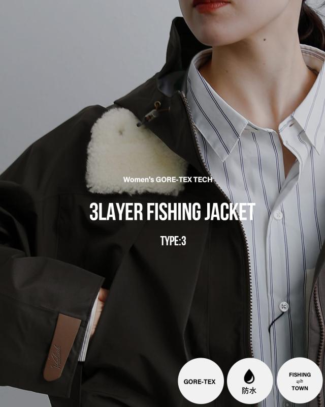 WOOLRICH ウールリッチ ゴアテックス 3レイヤー TYPE3 フィッシング ジャケット GORE-TEX 3LAYER FISHING JACKET TYPE3 wjou2031 レディース  春夏_4