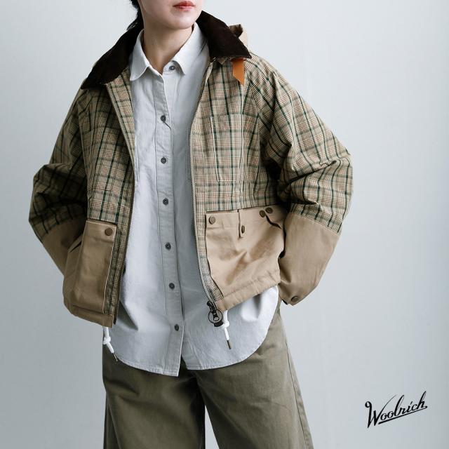 WOOLRICH ウールリッチ マドラスチェック ヘリテージ フィールド ジャケット MADRAS CHECK HERITAGE FIELD JACKET wjou2036 レディース  春夏