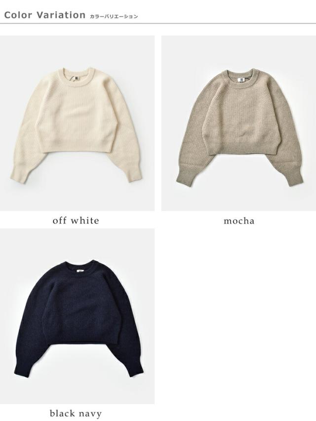 セール 40%OFF unfil アンフィル コットン エクストラファイン ラムウール リブニット プルオーバー “woolen cotton ＆ ex.fine lambs wool ribbed-knit P/O” wvfl-uw123 レディース クーポン対象_12