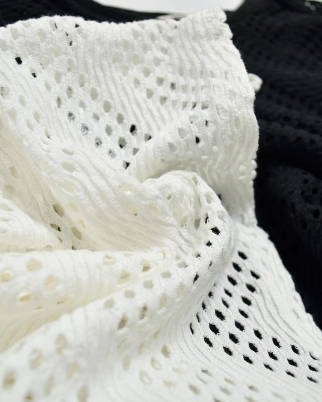 unfil アンフィル パターンメッシュ コットン フリル ノースリーブ プルーバー “pattern mesh cotton jersey ruffled sleeveless top” wxsp-uw130 レディース 2026ss新作 春夏 クーポン対象_8