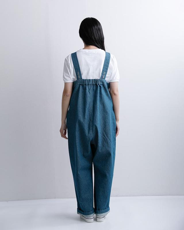 Yarmo ヤーモ デニム ハイライズ ブレース トラウザー パンツ yar-26ss-p32 レディース 春夏_10
